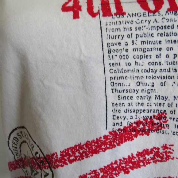 Moving Bleu By Designers Originals Vintage 4th of July Sleeveless Women’s Top S - Picture 4 of 9